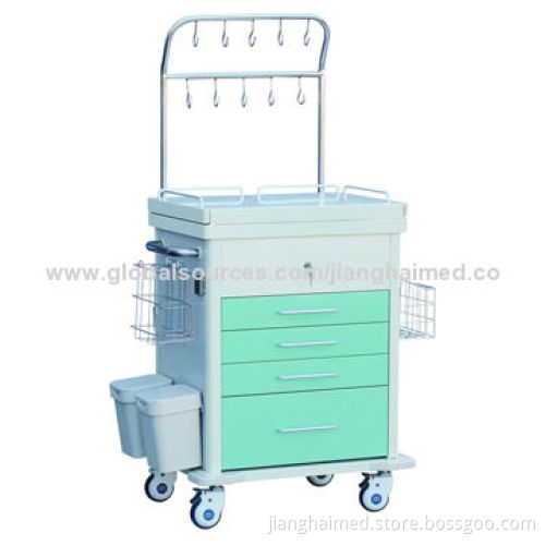 IV treatment trolley, made of ABS, aluminum and steel, CE/ISO 9001 certified